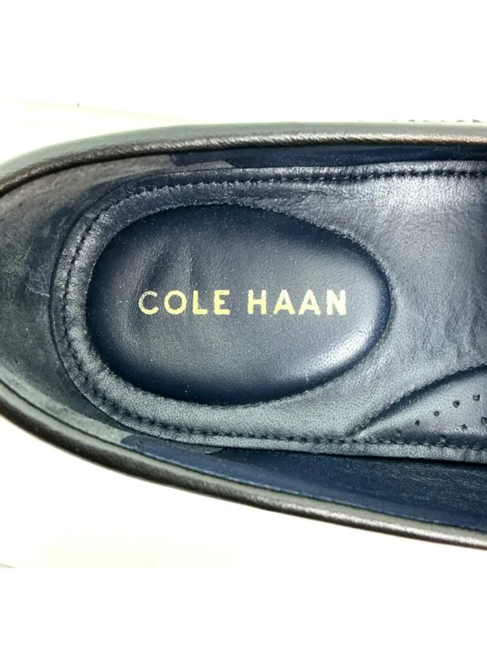 Cole Haan Buckland Venetian Loafer Leather Slip-On Dress Shoes Mens 9 M Black C2